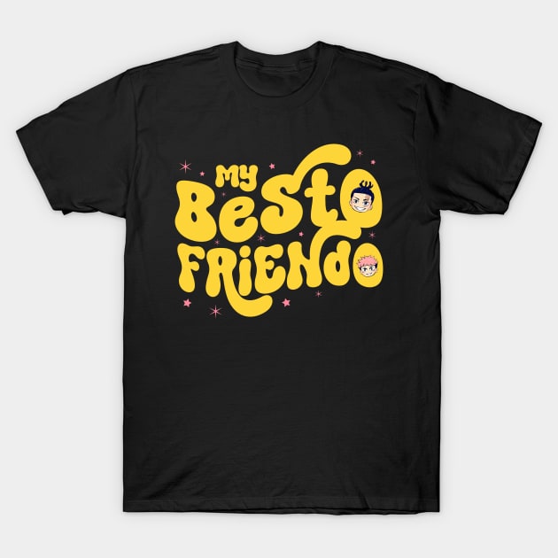 My Besto Friendo Best friend Funny Anime Gift For Fans Boy Girls T-Shirt by FortuneFrenzy